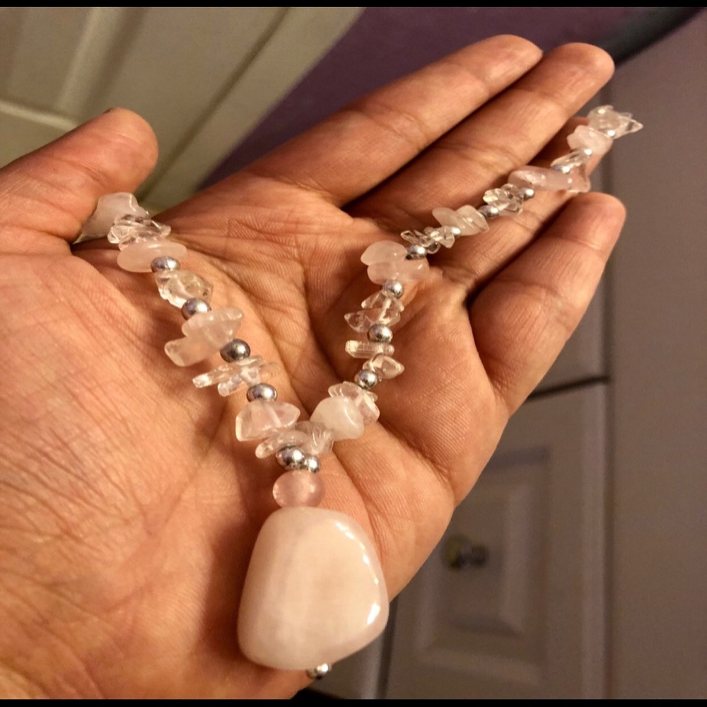 Pink Stone Necklace